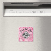 Aimant Mariage Enregistrer la date Personnalisé QR Code M (In Situ (Lave-vaisselle))