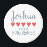 Aimant Mariage et fête de mariage 5 Porteur de ceinture c<br><div class="desc">Les membres de la fête nuptiale et de la fête de mariage se sentiront aimés et appréciés avec un cadeau "cinq coeurs" fait spécialement pour eux. L’amour est ce dont il s’agit. Qu’il s’agisse d’un mariage de la ville ou d’un mariage de destination, les articles personnalisés vous apporteront des sourires....</div>