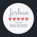 Aimant Mariage et fête de mariage 5 Porteur de ceinture c<br><div class="desc">Les membres de la fête nuptiale et de la fête de mariage se sentiront aimés et appréciés avec un cadeau "cinq coeurs" fait spécialement pour eux. L’amour est ce dont il s’agit. Qu’il s’agisse d’un mariage de la ville ou d’un mariage de destination, les articles personnalisés vous apporteront des sourires....</div>