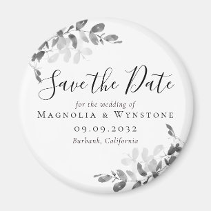 Aimant Mariage Eucalyptus Enregistrer L'Aimant Date