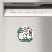 Aimant Mariage extérieur extérieur Nature Mariage vert (In Situ (Lave-vaisselle))