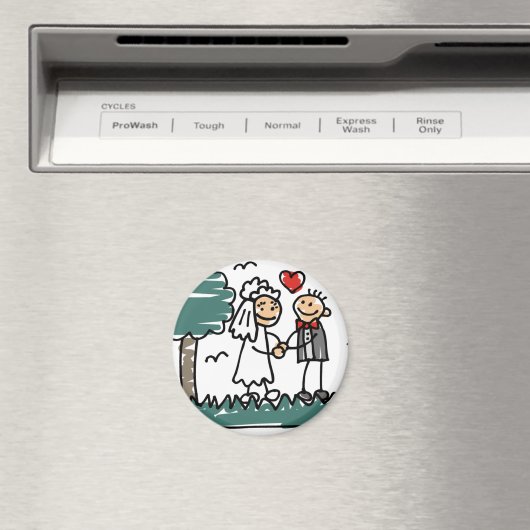 Aimant Mariage extérieur extérieur Nature Mariage vert (In Situ (Lave-vaisselle))