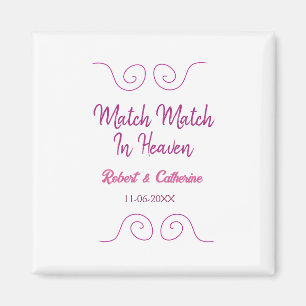 Aimant mariage fait au ciel rose violet frontière espagno
