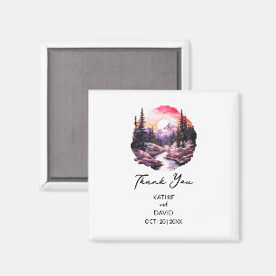 Aimant Mariage Faveur Noël Aventure Mariage extérieur