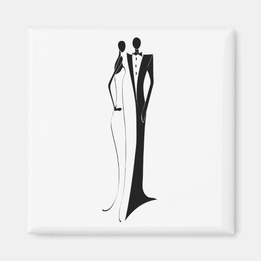 Aimant Mariage Formel Réception Mariée Salle Enregistrer (Devant)