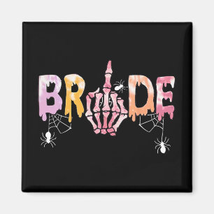 Aimant Mariage gothique Éffrayant Halloween squelette mar