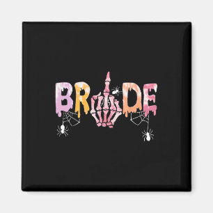 Aimant Mariage gothique Épouse squelette d'Halloween Spoo
