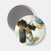 Aimant Mariage I de Kokeshi (Recto/Verso)