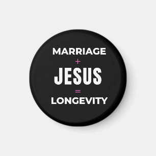 Aimant Mariage + Jésus = Longévité