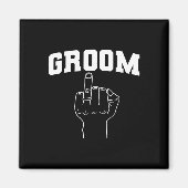 Aimant Mariage Lune de miel Bachelor Doigt Ring Hub (Devant)