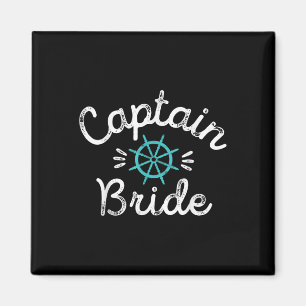 Aimant Mariage nautique amusant jumelage de  bateau Casqu