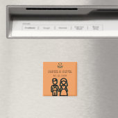 Aimant Mariage orange profond (In Situ (Lave-vaisselle))