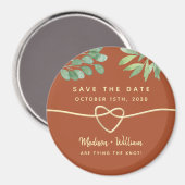 Aimant Mariage Personnalisé Enregistrer La Date Invitatio (Recto/Verso)