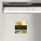 Aimant Mariage personnel Lys blanc intérieur (In Situ (Lave-vaisselle))