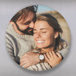 Aimant Mariage photo Couple<br><div class="desc">Un design photo personnalisé qui peut facilement être personnalisé avec votre propre photo pleine taille. Le cadeau parfait pour toute occasion !</div>