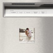 Aimant Mariage Photo Merci Message Favoriser (In Situ (Lave-vaisselle))