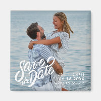 Mariage photo minimal Enregistrer la date