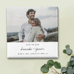 Aimant Mariage photo moderne simple Enregistrer la date F<br><div class="desc">Ce mariage photo simple et moderne personnalisé enregistrer le modèle de date magnétique présente vos noms dans un script d'écriture manuscrite animé sous votre photo. Vous pouvez choisir de modifier la police, la ponctuation ou la couleur utilisée pour divers éléments de texte de cette conception. Par exemple, vous pouvez choisir...</div>