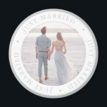 Aimant Mariage photo personnalisé occasion simple<br><div class="desc">Photo personnalisée pour votre mariage ou anniversaire ou pour tout événement que vous aimez avec votre photo personnalisée.</div>