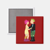 Aimant Mariage Punk (Recto/Verso)
