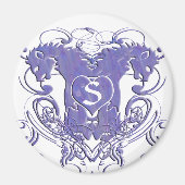 Aimant Mariage Renaissance Lion Rampant (Devant)