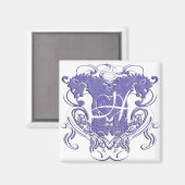 Aimant Mariage Renaissance Lion Rampant (Recto/Verso)