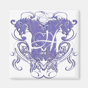 Aimant Mariage Renaissance Lion Rampant