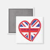 Aimant Mariage royal/Kate & William (Recto/Verso)