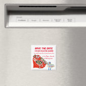 Aimant Mariage Saint Valentin Sauvez la date Las Vegas (In Situ (Lave-vaisselle))