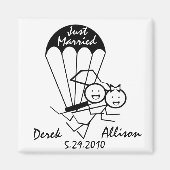 Aimant Mariage Sky Jump (Devant)