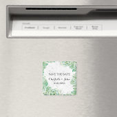 Aimant mariage succulent aquarelle enregistrer la date (In Situ (Lave-vaisselle))