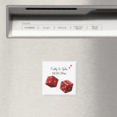 Aimant Mariage Vegas Enregistrer l'aimant de date (In Situ (Lave-vaisselle))