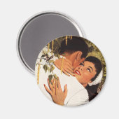 Aimant Mariage Vintage, Amour et Romance (Recto/Verso)