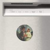 Aimant Mariage Vintage, Enfants jouant les mariés (In Situ (Lave-vaisselle))