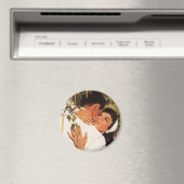 Aimant Mariage Vintage Proposition, Amour et Romance (In Situ (Lave-vaisselle))