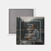 Aimant Mariages couples cadeaux cadeaux cadeaux cadeaux c (Recto/Verso)