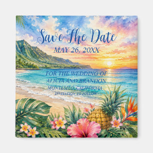 Aimant Mariages Sable Tropical Plage Moderne Vagues Aiman