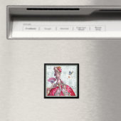 Aimant Marie Antoinette & Bluebird (In Situ (Lave-vaisselle))