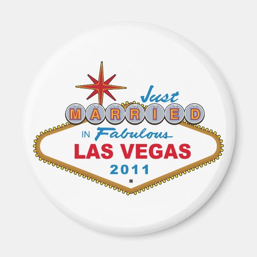 Aimant Marié Dans Fabulous Las Vegas 2011 (Devant)