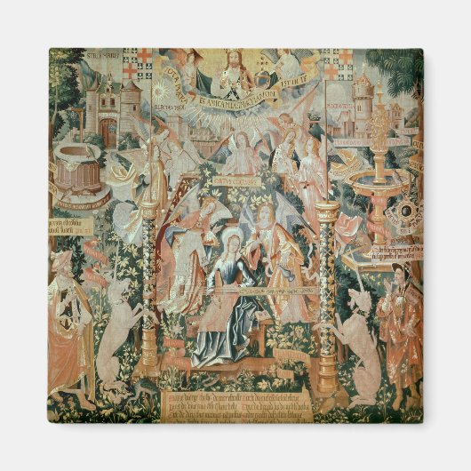 Aimant Marie dans le Temple, Scènes de la vie de (Devant)