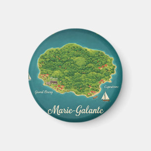 Aimant Marie-Galante – Illustrated Island