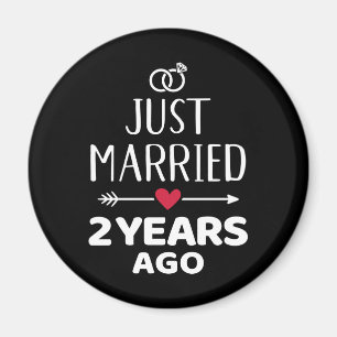 Aimant Marié il y a 2 ans, le 2e anniversaire du mariage