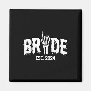 Aimant Mariée 2024 Squelette Mariage Halloween Couples