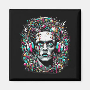 Aimant Mariée Cyberpunk de Frankenstein