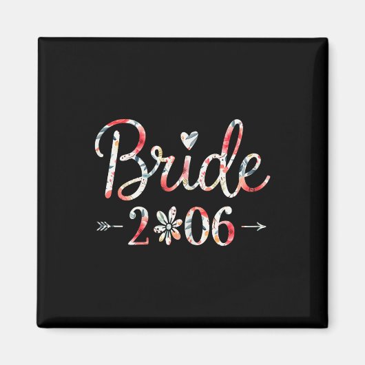 Aimant Mariée Est 2026 Mariage marié (Devant)