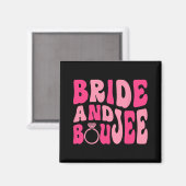Aimant Mariée et Bourgeoise Bach Groovy Équipée de Bachel (Recto/Verso)