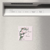 Aimant Mariée et Mari de Roses (In Situ (Lave-vaisselle))