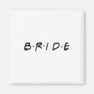 Aimant Mariée Jour de mariage Femmes Mariée à être Bachel