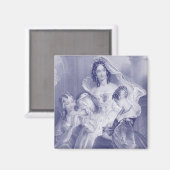 Aimant Mariée vintage (Recto/Verso)