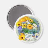 Aimant MARIGOLD POSY ~ Amitié (Recto/Verso)